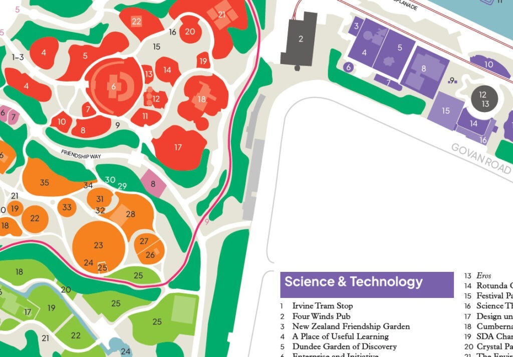 Detail of the sketch map